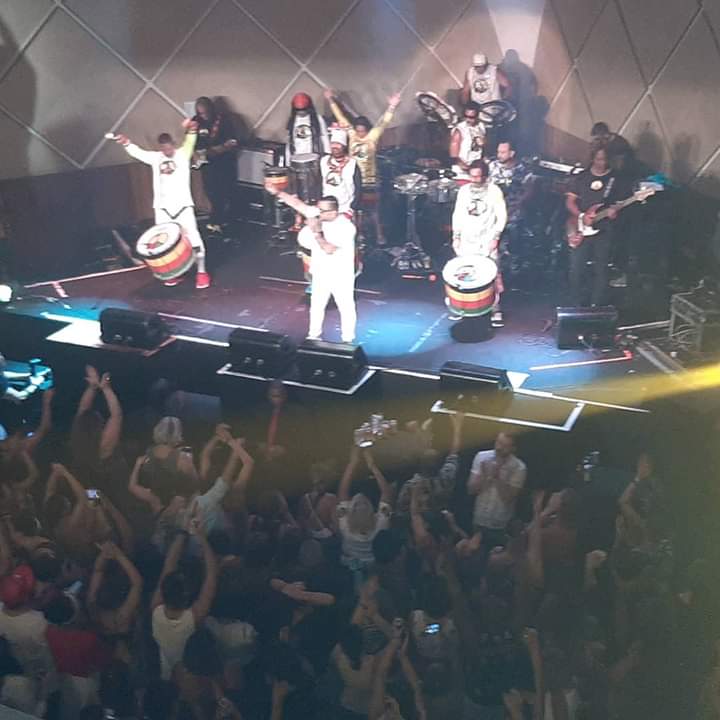 Banda Olodum na Sua Tour de 40 anos em São Paulo Paulista FM