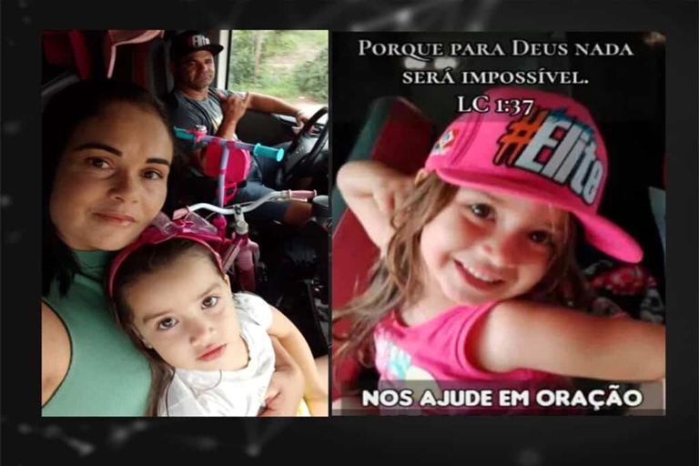 Após 3 dias, corpo de menina desaparecida em acidente é encontrado