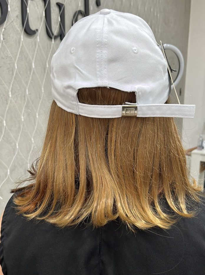 Boné confeccionado pelas irmãs (Foto: Arquivo pessoal/Cilene Inoki)