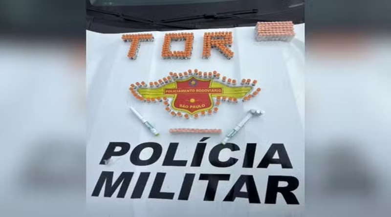 homem é preso com remédios para emagrecimento escondidos nas partes íntimas e em meias no interior de SP