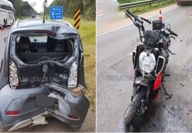 Motociclista morre após bater na traseira de carro em rodovia de Capão Bonito