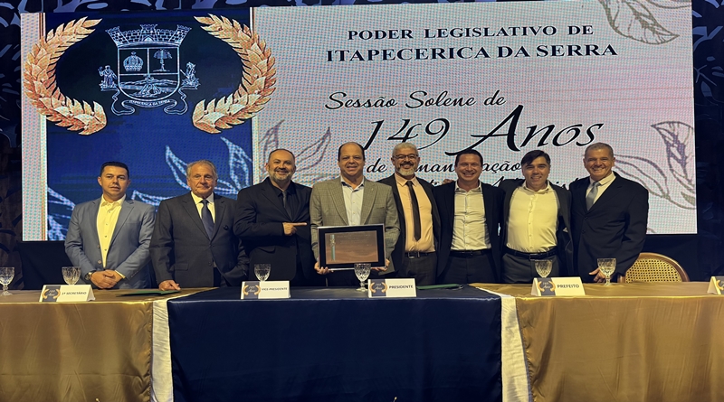 Ribamar Silva celebra os 149 anos de Itapecerica da Serra e recebe Título de Cidadão Itapecericano