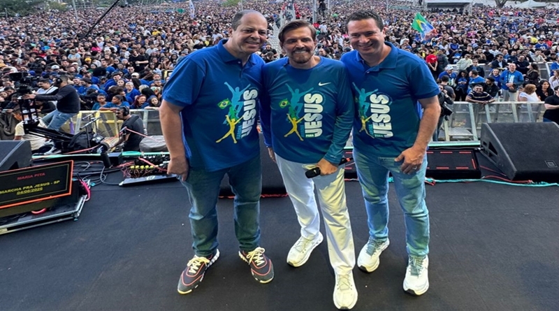 Ribamar Silva participa da Marcha para Jesus e celebra a força da fé que une milhões de brasileiros